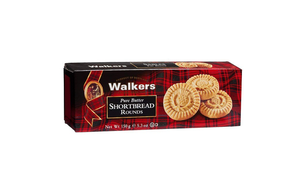 Walker's Pure Butter Shortbread Rounds    Box  150 grams